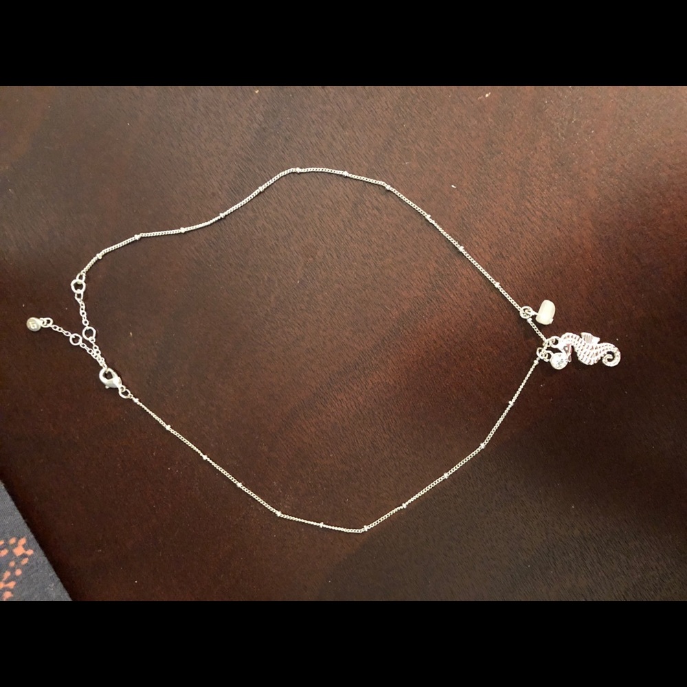 Sterling Silver Seahorse Necklace